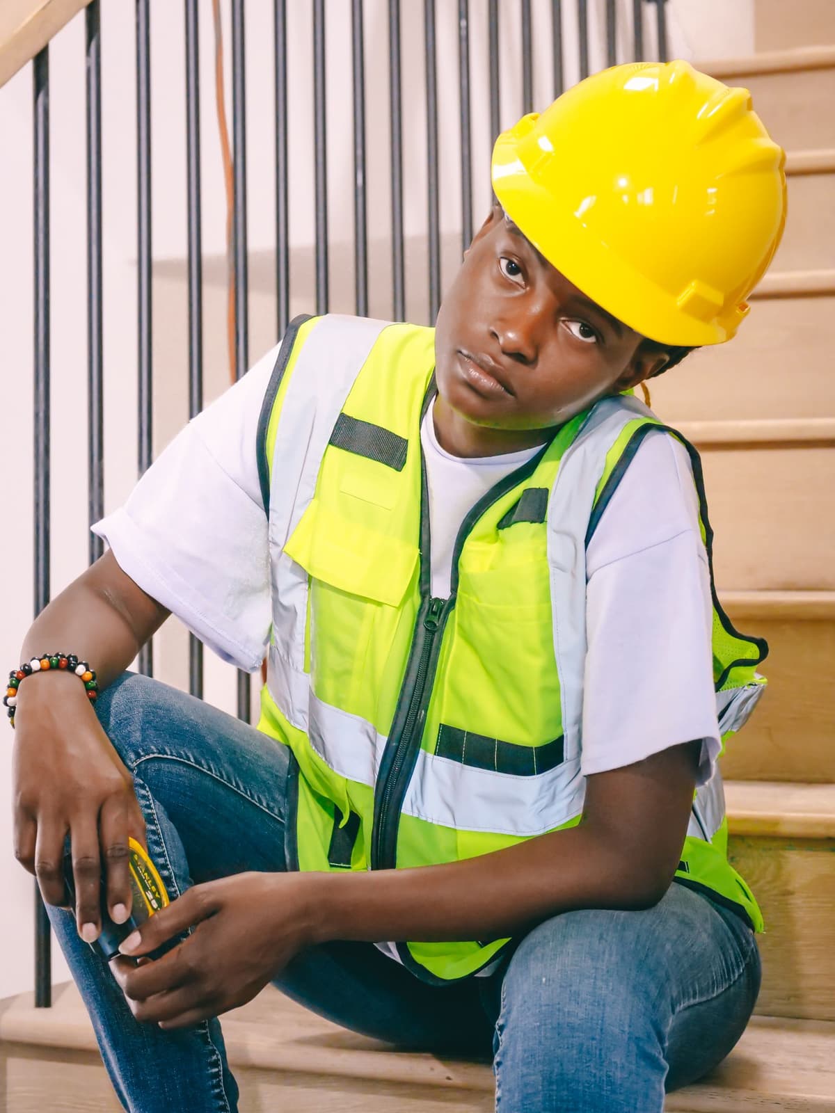 Professional plumber performing plumbing work on a real job