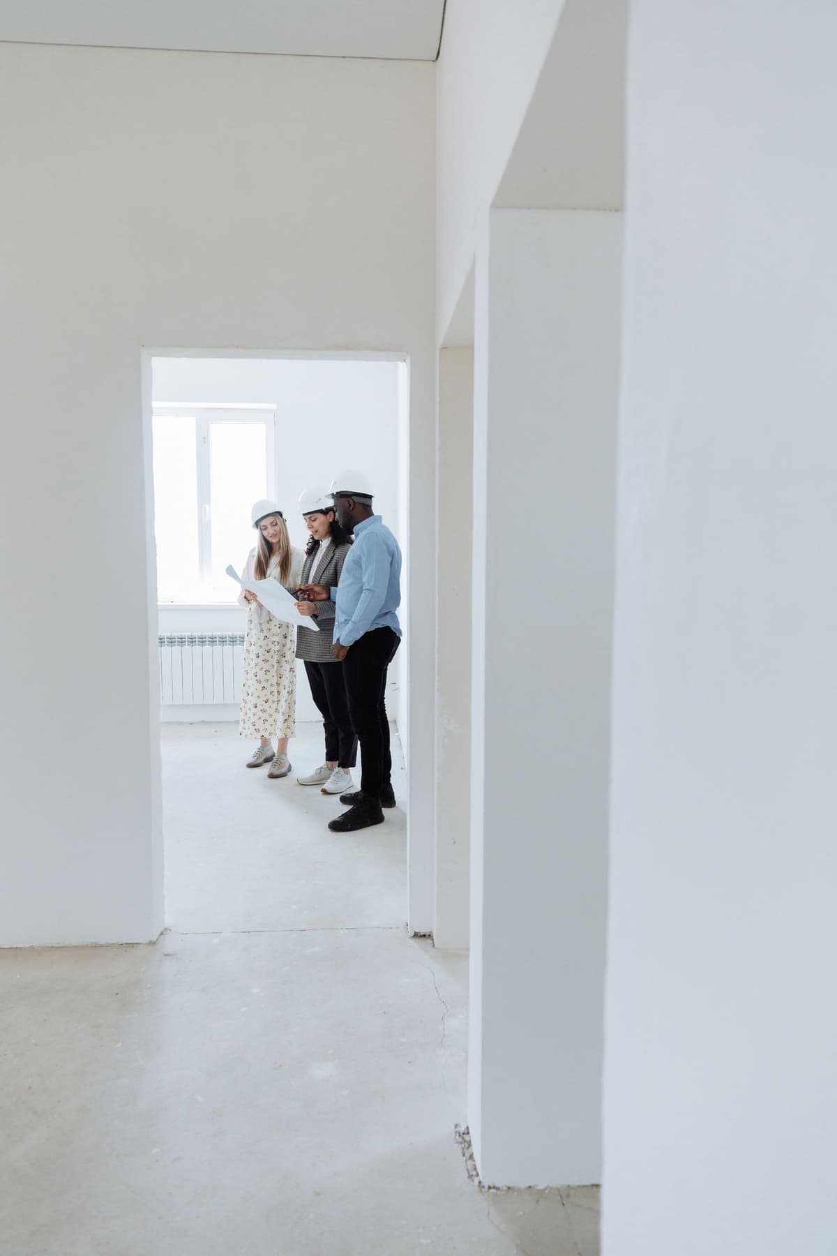 Professional contractor performing construction work on a real job
