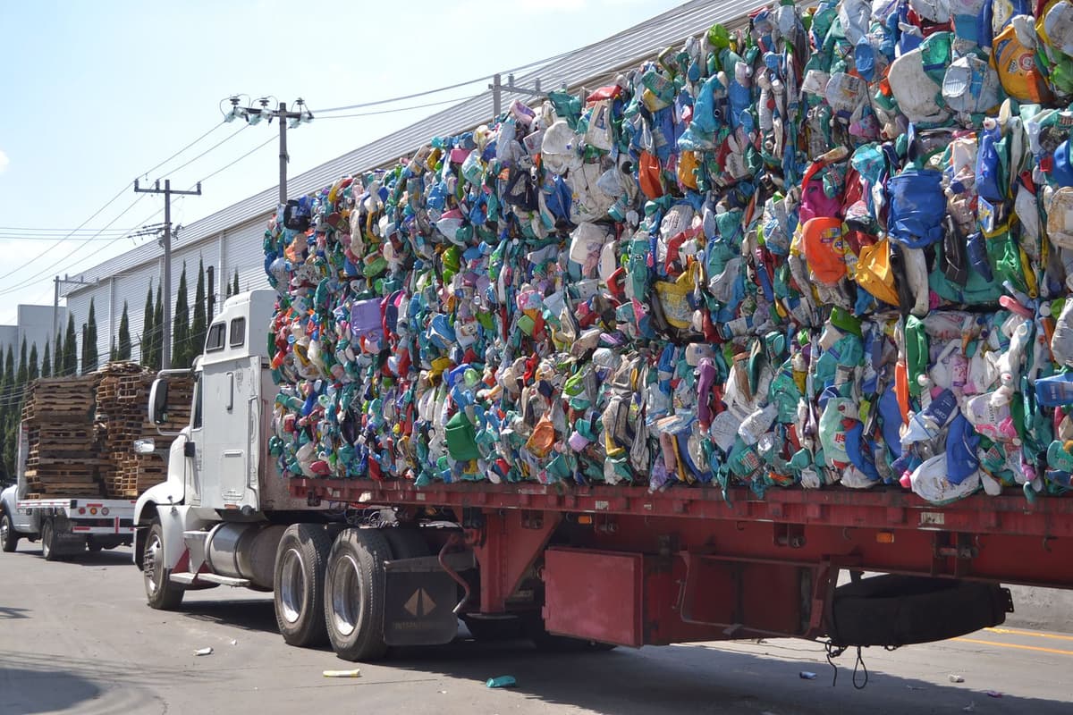 Professional junk removal crew performing junk hauling on a real job